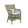 Sika Design Chaises De Jardin Chaise Repas En Aluminium Et Fibre Synthétique Taupe -Fauteuils de jardin Soldes Boutique chaise repas en aluminium et fibre synthetique taupe