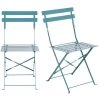 Maisons Du Monde Chaises De Jardin Pliantes En Acier Bleu Turquoise (x2) -Fauteuils de jardin Soldes Boutique chaises de jardin pliantes en acier bleu turquoise x2 1000 13 1 219228 1