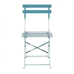 Maisons Du Monde Chaises De Jardin Pliantes En Acier Bleu Turquoise (x2) -Fauteuils de jardin Soldes Boutique chaises de jardin pliantes en acier bleu turquoise x2 1000 13 1 219228 3