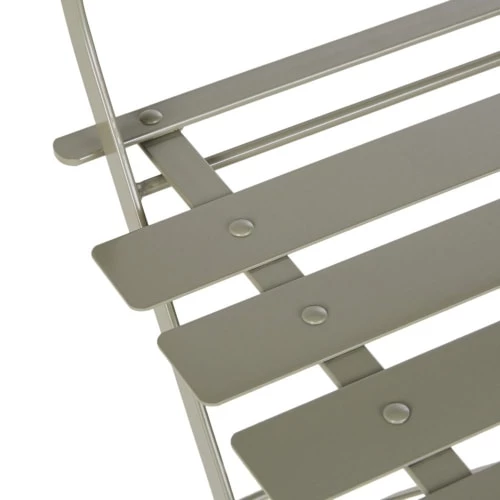 Maisons Du Monde Chaises De Jardin Pliantes En Acier Vert Kaki (x2) 6 Maisons Du Monde Chaises De Jardin Pliantes En Acier Vert Kaki (x2) – Image 4