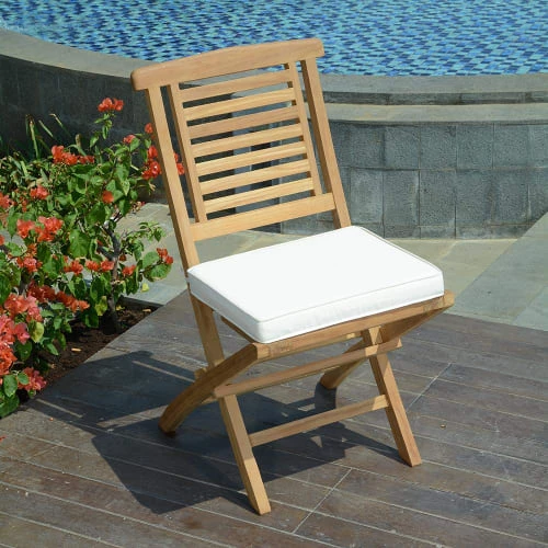 TECK’Attitude Chaises De Jardin Pliantes En Teck (lot De 2) 4 TECK’Attitude Chaises De Jardin Pliantes En Teck (lot De 2) – Image 2
