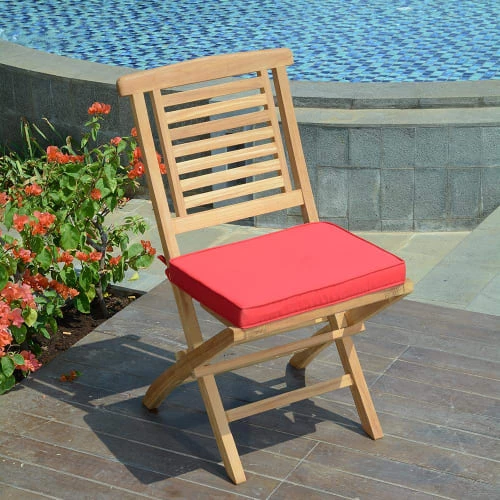 TECK’Attitude Chaises De Jardin Pliantes En Teck (lot De 2) 6 TECK’Attitude Chaises De Jardin Pliantes En Teck (lot De 2) – Image 4