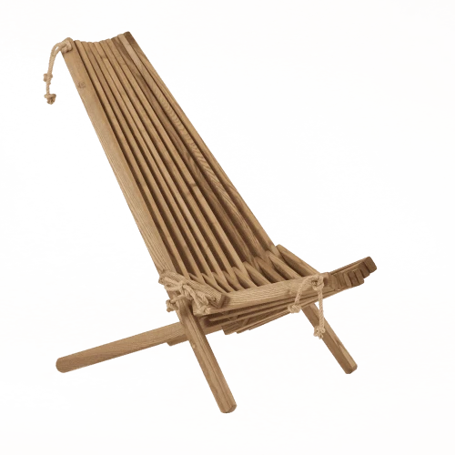 EcoFurn Bains De Soleil Et Chaises Longues Chilienne Eco Avec Coussin Frêne - Brun, Huilé 4 EcoFurn Bains De Soleil Et Chaises Longues Chilienne Eco Avec Coussin Frêne - Brun, Huilé – Image 2
