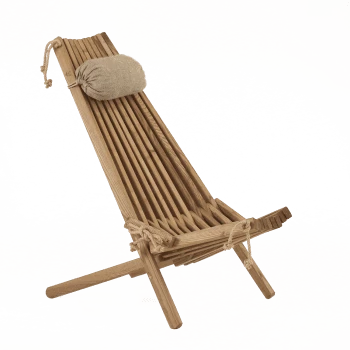 EcoFurn Bains De Soleil Et Chaises Longues Chilienne Eco Avec Coussin Frêne - Brun, Huilé 5 EcoFurn Bains De Soleil Et Chaises Longues Chilienne Eco Avec Coussin Frêne - Brun, Huilé – Image 3