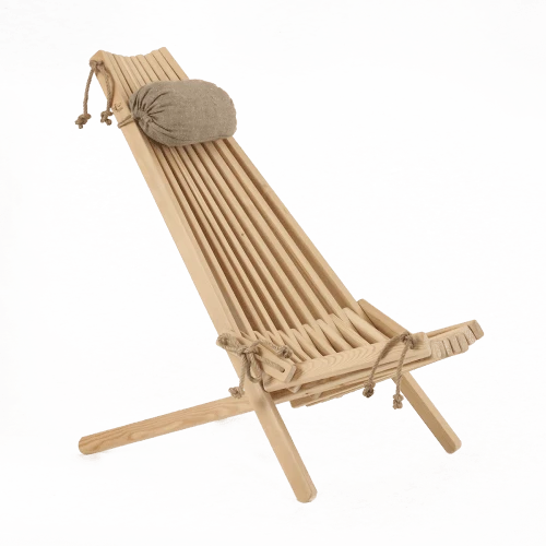 EcoFurn Bains De Soleil Et Chaises Longues Chilienne Eco Avec Coussin Mélèze - Naturel 3 EcoFurn Bains De Soleil Et Chaises Longues Chilienne Eco Avec Coussin Mélèze - Naturel