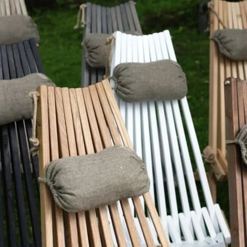 EcoFurn Bains De Soleil Et Chaises Longues Chilienne Eco Avec Coussin Pin - Gris, Huilé 5 EcoFurn Bains De Soleil Et Chaises Longues Chilienne Eco Avec Coussin Pin - Gris, Huilé – Image 3