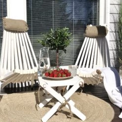 EcoFurn Chaises De Jardin Chilienne Eco Pin -tuirquoise, Huilé -Fauteuils de jardin Soldes Boutique chilienne eco pin tuirquoise huile 4