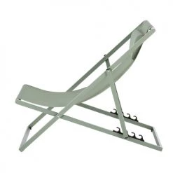 Maisons Du Monde Bains De Soleil Et Chaises Longues Chilienne En Métal Et Toile Plastifiée Vert Kaki -Fauteuils de jardin Soldes Boutique chilienne en metal et toile plastifiee vert kaki 1000 15 23 198422 2
