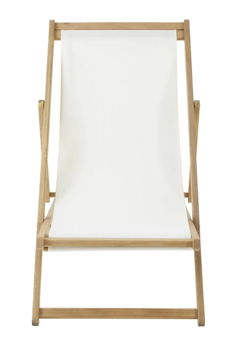 Maisons Du Monde Bains De Soleil Et Chaises Longues Chilienne Pliante écrue En Acacia Massif 4 Maisons Du Monde Bains De Soleil Et Chaises Longues Chilienne Pliante écrue En Acacia Massif – Image 2