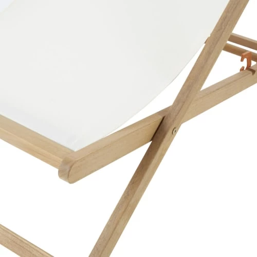 Maisons Du Monde Bains De Soleil Et Chaises Longues Chilienne Pliante écrue En Acacia Massif 5 Maisons Du Monde Bains De Soleil Et Chaises Longues Chilienne Pliante écrue En Acacia Massif – Image 3
