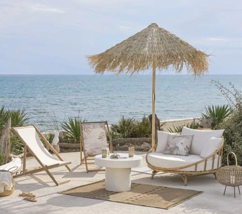 Maisons Du Monde Bains De Soleil Et Chaises Longues Chilienne Pliante écrue En Acacia Massif 6 Maisons Du Monde Bains De Soleil Et Chaises Longues Chilienne Pliante écrue En Acacia Massif – Image 4