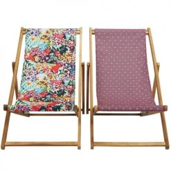 Vent De Bohème Bains De Soleil Et Chaises Longues Chilienne Pliante En Acacia Et Imprimé Design Fleuri 9 Vent De Bohème Bains De Soleil Et Chaises Longues Chilienne Pliante En Acacia Et Imprimé Design Fleuri -Fauteuils de jardin Soldes Boutique chilienne pliante en acacia et imprime design fleuri 3