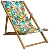 Vent De Bohème Bains De Soleil Et Chaises Longues Chilienne Pliante En Acacia Et Imprimé Fleuri 1 Vent De Bohème Bains De Soleil Et Chaises Longues Chilienne Pliante En Acacia Et Imprimé Fleuri -Fauteuils de jardin Soldes Boutique chilienne pliante en acacia et imprime fleuri