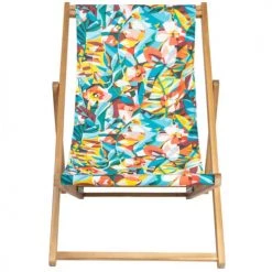 Vent De Bohème Bains De Soleil Et Chaises Longues Chilienne Pliante En Acacia Et Imprimé Fleuri 9 Vent De Bohème Bains De Soleil Et Chaises Longues Chilienne Pliante En Acacia Et Imprimé Fleuri -Fauteuils de jardin Soldes Boutique chilienne pliante en acacia et imprime fleuri 2