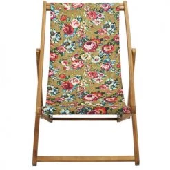 Vent De Bohème Bains De Soleil Et Chaises Longues Chilienne Pliante En Acacia Et Imprimé Fleuri Doré 10 Vent De Bohème Bains De Soleil Et Chaises Longues Chilienne Pliante En Acacia Et Imprimé Fleuri Doré -Fauteuils de jardin Soldes Boutique chilienne pliante en acacia et imprime fleuri dore 2