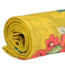 Vent De Bohème Bains De Soleil Et Chaises Longues Chilienne Pliante En Acacia Et Imprimé Fleuri Jaune -Fauteuils de jardin Soldes Boutique chilienne pliante en acacia et imprime fleuri jaune 29