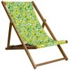 Vent De Bohème Bains De Soleil Et Chaises Longues Chilienne Pliante En Acacia Et Imprimé Fleuri Jaune 1 Vent De Bohème Bains De Soleil Et Chaises Longues Chilienne Pliante En Acacia Et Imprimé Fleuri Jaune -Fauteuils de jardin Soldes Boutique chilienne pliante en acacia et imprime fleuri jaune 7