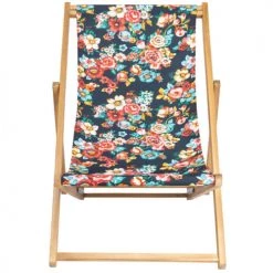 Vent De Bohème Bains De Soleil Et Chaises Longues Chilienne Pliante En Acacia Et Imprimé Fleuri Nuit 11 Vent De Bohème Bains De Soleil Et Chaises Longues Chilienne Pliante En Acacia Et Imprimé Fleuri Nuit -Fauteuils de jardin Soldes Boutique chilienne pliante en acacia et imprime fleuri nuit 4