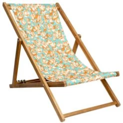 Vent De Bohème Bains De Soleil Et Chaises Longues Chilienne Pliante En Acacia Et Imprimé Fleuri Turquoise 12 Vent De Bohème Bains De Soleil Et Chaises Longues Chilienne Pliante En Acacia Et Imprimé Fleuri Turquoise -Fauteuils de jardin Soldes Boutique chilienne pliante en acacia et imprime fleuri orange 13
