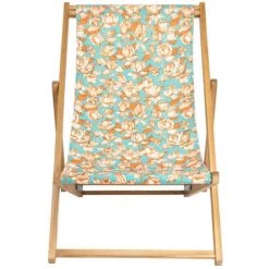 Vent De Bohème Bains De Soleil Et Chaises Longues Chilienne Pliante En Acacia Et Imprimé Fleuri Orange 11 Vent De Bohème Bains De Soleil Et Chaises Longues Chilienne Pliante En Acacia Et Imprimé Fleuri Orange -Fauteuils de jardin Soldes Boutique chilienne pliante en acacia et imprime fleuri orange 7