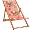 Vent De Bohème Bains De Soleil Et Chaises Longues Chilienne Pliante En Acacia Et Imprimé Fleuri Pêche 2 Vent De Bohème Bains De Soleil Et Chaises Longues Chilienne Pliante En Acacia Et Imprimé Fleuri Pêche -Fauteuils de jardin Soldes Boutique chilienne pliante en acacia et imprime fleuri peche 1