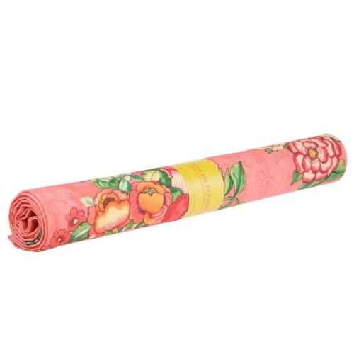 Vent De Bohème Bains De Soleil Et Chaises Longues Chilienne Pliante En Acacia Et Imprimé Fleuri Pêche 5 Vent De Bohème Bains De Soleil Et Chaises Longues Chilienne Pliante En Acacia Et Imprimé Fleuri Pêche – Image 3