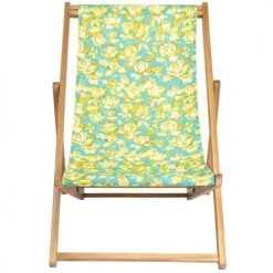 Vent De Bohème Bains De Soleil Et Chaises Longues Chilienne Pliante En Acacia Et Imprimé Fleuri Turquoise 10 Vent De Bohème Bains De Soleil Et Chaises Longues Chilienne Pliante En Acacia Et Imprimé Fleuri Turquoise -Fauteuils de jardin Soldes Boutique chilienne pliante en acacia et imprime fleuri turquoise 16