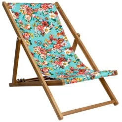 Vent De Bohème Bains De Soleil Et Chaises Longues Chilienne Pliante En Acacia Et Imprimé Fleuri Jaune 12 Vent De Bohème Bains De Soleil Et Chaises Longues Chilienne Pliante En Acacia Et Imprimé Fleuri Jaune -Fauteuils de jardin Soldes Boutique chilienne pliante en acacia et imprime fleuri turquoise 2