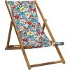 Vent De Bohème Bains De Soleil Et Chaises Longues Chilienne Pliante En Acacia Et Imprimé Fleuri Vert 2 Vent De Bohème Bains De Soleil Et Chaises Longues Chilienne Pliante En Acacia Et Imprimé Fleuri Vert -Fauteuils de jardin Soldes Boutique chilienne pliante en acacia et imprime fleuri vert 10