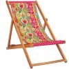 Vent De Bohème Bains De Soleil Et Chaises Longues Chilienne Pliante En Acacia Et Imprimé Graphique Et Fleuri 1 Vent De Bohème Bains De Soleil Et Chaises Longues Chilienne Pliante En Acacia Et Imprimé Graphique Et Fleuri -Fauteuils de jardin Soldes Boutique chilienne pliante en acacia et imprime graphique et fleuri