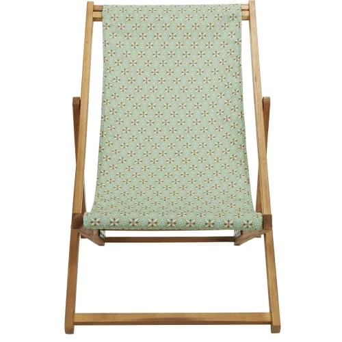 Vent De Bohème Bains De Soleil Et Chaises Longues Chilienne Pliante En Acacia Et Imprimé Graphique Graphique 6 Vent De Bohème Bains De Soleil Et Chaises Longues Chilienne Pliante En Acacia Et Imprimé Graphique Graphique – Image 4