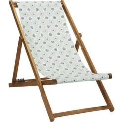 Vent De Bohème Bains De Soleil Et Chaises Longues Chilienne Pliante En Acacia Et Imprimé Graphique Jaune -Fauteuils de jardin Soldes Boutique chilienne pliante en acacia et imprime graphique graphique 8