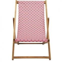 Vent De Bohème Bains De Soleil Et Chaises Longues Chilienne Pliante En Acacia Et Imprimé Graphique Rose 8 Vent De Bohème Bains De Soleil Et Chaises Longues Chilienne Pliante En Acacia Et Imprimé Graphique Rose -Fauteuils de jardin Soldes Boutique chilienne pliante en acacia et imprime graphique rose 2