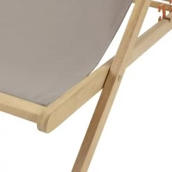 Maisons Du Monde Bains De Soleil Et Chaises Longues Chilienne Pliante Taupe En Acacia Massif -Fauteuils de jardin Soldes Boutique chilienne pliante taupe en acacia massif 1000 2 18 175170 8