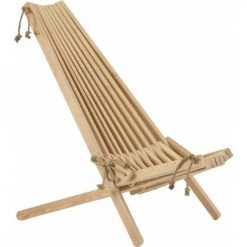 EcoFurn Bains De Soleil Et Chaises Longues Chilienne Scandinave Avec Repose-pieds Mélèze -Fauteuils de jardin Soldes Boutique chilienne scandinave avec repose pieds meleze 1
