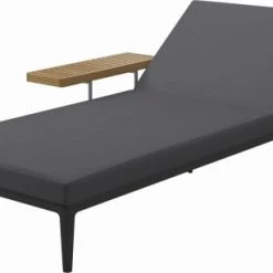 Gloster Bains De Soleil Et Chaises Longues Couchette Tissus Beige 98x80x208 Cm -Fauteuils de jardin Soldes Boutique couchette tissus beige 98x80x208 cm 1