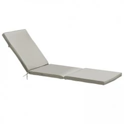 Oviala Matelas Pour Bain De Soleil Coussin Bain De Soleil 1 Place En Polyester écru