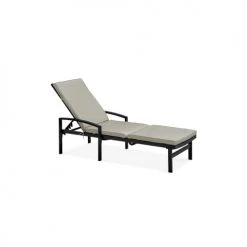 Oviala Matelas Pour Bain De Soleil Coussin Bain De Soleil 1 Place En Polyester écru -Fauteuils de jardin Soldes Boutique coussin bain de soleil 1 place en polyester ecru 5