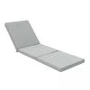 Oviala Matelas Pour Bain De Soleil Coussin Bain De Soleil Polyester Blanc Et Gris 186 X 60 X 5 Cm -Fauteuils de jardin Soldes Boutique coussin bain de soleil polyester blanc et gris 186 x 60 x 5 cm