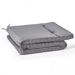 Oviala Matelas Pour Bain De Soleil Coussin Bain De Soleil Polyester Gris 186 X 60 X 5 Cm -Fauteuils de jardin Soldes Boutique coussin bain de soleil polyester gris 186 x 60 x 5 cm 2