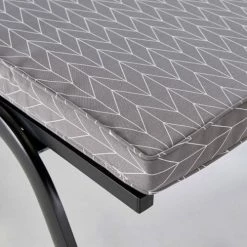 Oviala Matelas Pour Bain De Soleil Coussin Bain De Soleil Polyester Gris 186 X 60 X 5 Cm -Fauteuils de jardin Soldes Boutique coussin bain de soleil polyester gris 186 x 60 x 5 cm 3