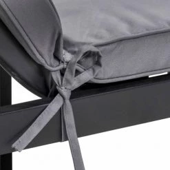 Oviala Matelas Pour Bain De Soleil Coussin Bain De Soleil Polyester Gris 186x53x5 Cm -Fauteuils de jardin Soldes Boutique coussin bain de soleil polyester gris 186x53x5 cm 5