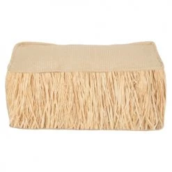 MX HOME Fauteuils De Jardin Coussin De Sol Extérieur Effet Raphia A Frange M