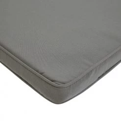 Beliani Matelas Pour Bain De Soleil Coussin De Transat Gris L188cm -Fauteuils de jardin Soldes Boutique coussin de transat gris l188cm 4