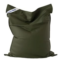 Jumbo Bag Poufs De Jardin Coussin Géant D'extérieur En Tissu Bleu Foncé -Fauteuils de jardin Soldes Boutique coussin geant d exterieur en tissu vert olive