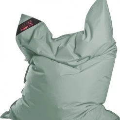Sitting Point Poufs De Jardin Coussin Intérieur Et Extérieur Géant Uni Vert Sauge 170x130x20cm