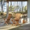 Tikamoon Ensemble De 2 Chaises De Jardin En Acacia Massif -Fauteuils de jardin Soldes Boutique ensemble de 2 chaises de jardin en acacia massif