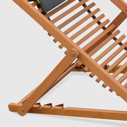 Alice's Garden Bains De Soleil Et Chaises Longues Ensemble De 2 Chiliennes à Lattes En Bois D'eucalyptus 7 Alice's Garden Bains De Soleil Et Chaises Longues Ensemble De 2 Chiliennes à Lattes En Bois D'eucalyptus – Image 5