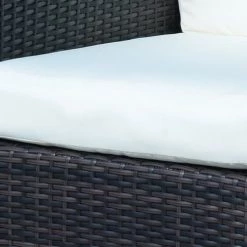 Homcom Fauteuils De Jardin Fauteuil 1 Place Résine Tressée Brun -Fauteuils de jardin Soldes Boutique fauteuil 1 place resine tressee brun 4