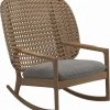Gloster Chaises De Jardin Fauteuil à Bascule High Back Bois Gris 85x95x84 Cm